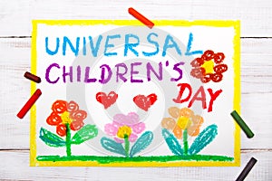 Children`s day card