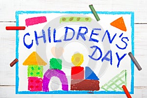 Children`s day card