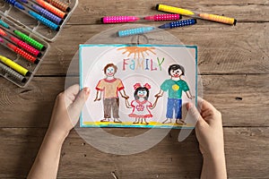 LGBT family drawing photo