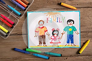 LGBT family drawing