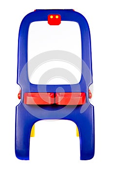 Children's easel with dry erase board