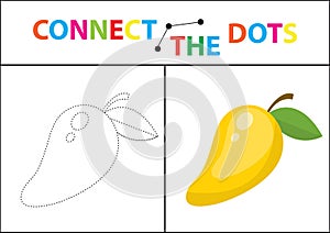 Children s educational game for motor skills. Connect the dots picture.