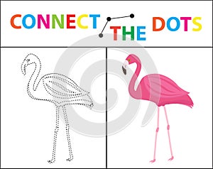 Children s educational game for motor skills. Connect the dots picture. For children of preschool age. Circle on the