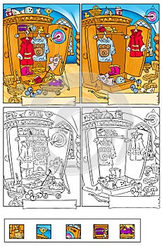 Children's game comparison task