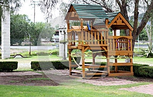 Children`s games cordoned off with yellow protective tape for social distancing and covid-19 prevention