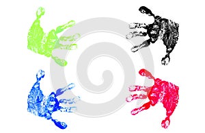 Children's Hand Prints