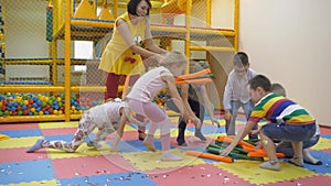 Children`s indoor games.