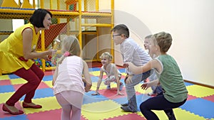 Children`s indoor games.