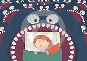 Children's night terrors.