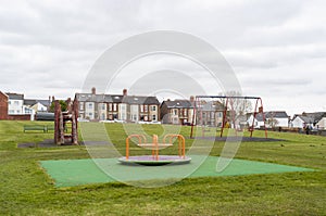 Children's play area in UK park