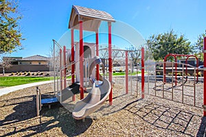 Children\'s Playground Equipment At Park