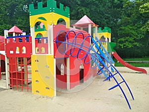Children`s playground , Kamenets-Podolsky, Ukraine