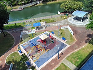 Children's playground in neighbourhood