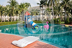 Children`s pool at the Sofitel Hotel