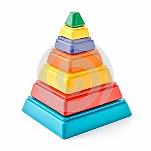 children's pyramid. High quality photo