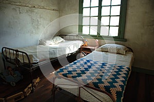 Children's room of old house of Humberstone, Chile