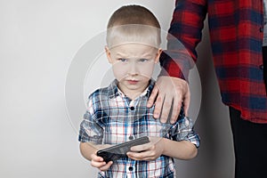 Children`s safety on the Internet. The concept of protecting children from adult misconduct. Maniacs on the net. Fake accounts and
