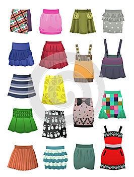 Children's skirts and sundresses photo