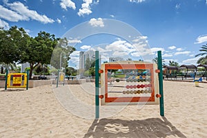 Children's slides and playgrounds. PlayGround Park