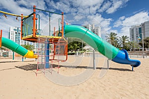 Children's slides and playgrounds. PlayGround Park