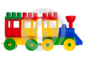 Children's train isolated