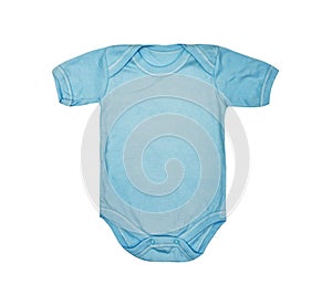 Children`s wear -  kid`s baby blue bodysuit clothes romper, sleeper