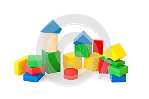 Children's wooden blocks