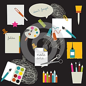 Children school stuff.