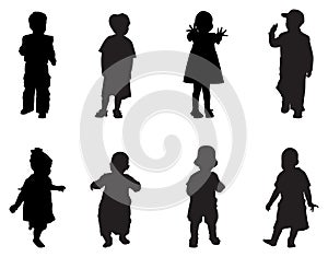 Children silhouette