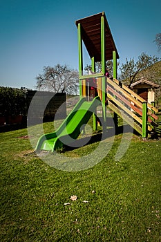 Children slide