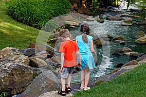 Children By Stream