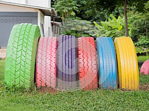 Children toy in playground .