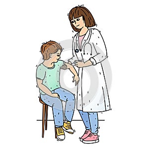 Children vaccination and for immunity health