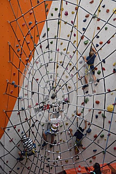 Children Wall Climbing Activity