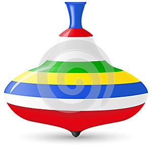 Children whirligig vector illustration