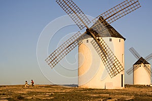 Children and windmills