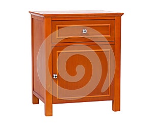 Children wooden nightstand, with clipping path