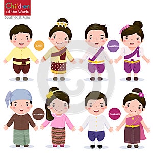 Children of the world; Laos, Cambodia, Myanmar and Thailand