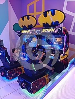 Children& x27;s Play game at mall