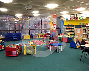 Childrens library for reading books and education.