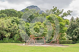 Childrens playground in the Kirstenbosch Botanical Gardens