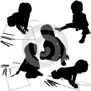 Childrens Silhouettes 04