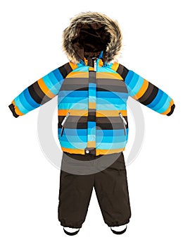 Childrens snowsuit fall