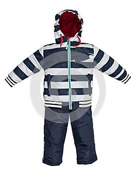 Childrens snowsuit fall