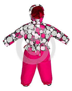 Childrens snowsuit fall