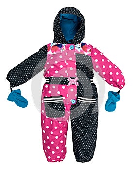 Childrens snowsuit fall