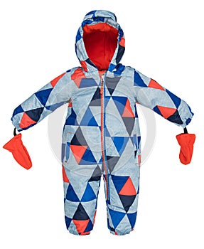 Childrens snowsuit fall