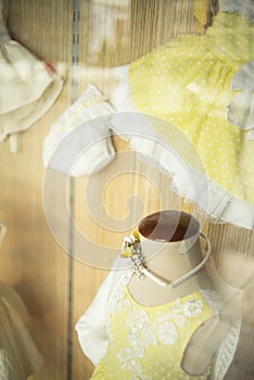 Childrenswear fashion shop window photo