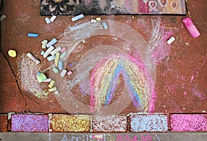 Childrenâ€™s Chalk Art