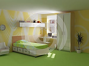 Childroom modern interior